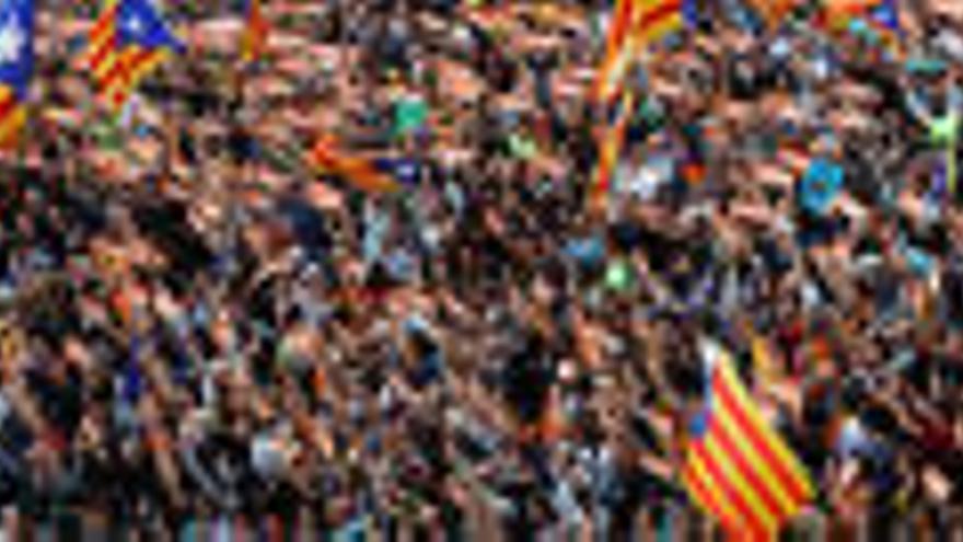 Imatge d&#039;arxiu d&#039;una manifestació a Barcelona
