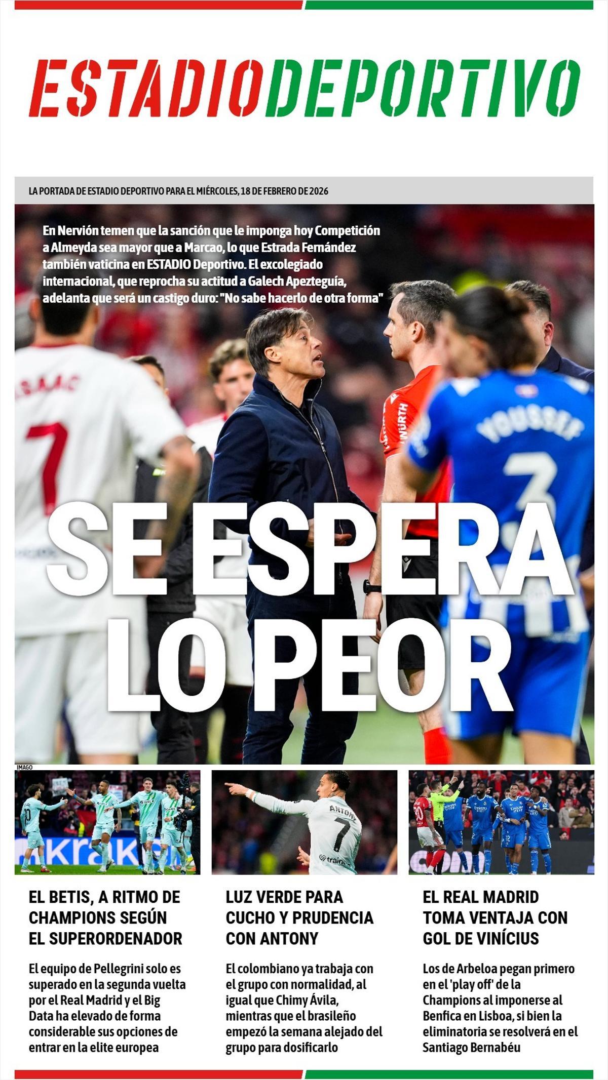 Las portadas de la prensa deportiva de hoy