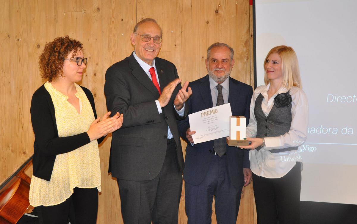 María Fernández, Manuel Reigosa, Juan Algar y Beatriz Santacruz