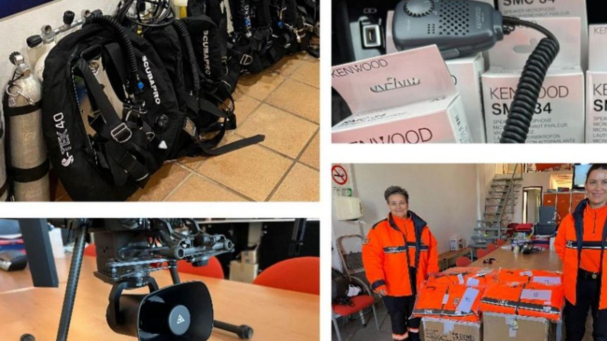 Motocicletas y equipamiento nuevo para Protección Civil de Sant Josep | AYTO. SANT JOSEP