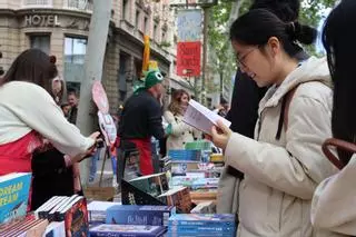 Sant Jordi a Barcelona, en imatges