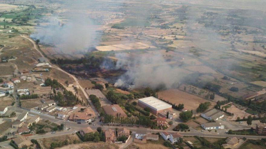 La Guardia Civil investiga a una persona por el incendio de La Puebla de Hijar