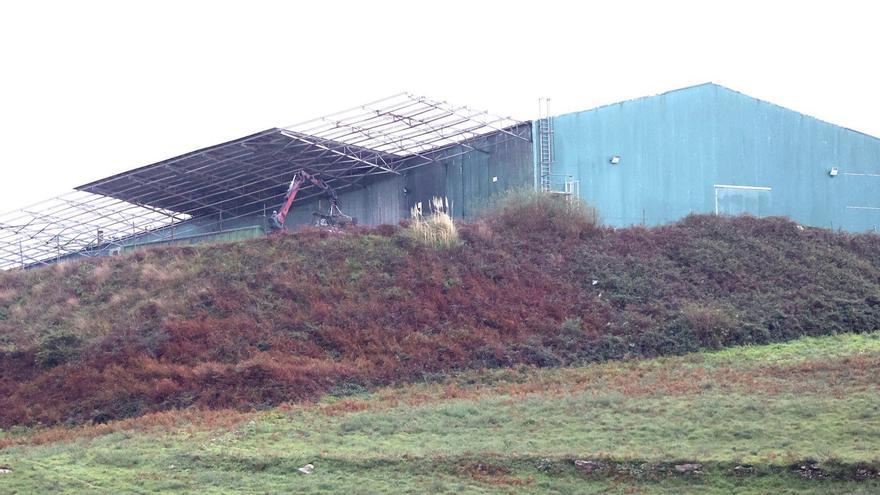 Parte de las instalaciones de la planta de tratamiento de residuos de Nostián. |  Iago López