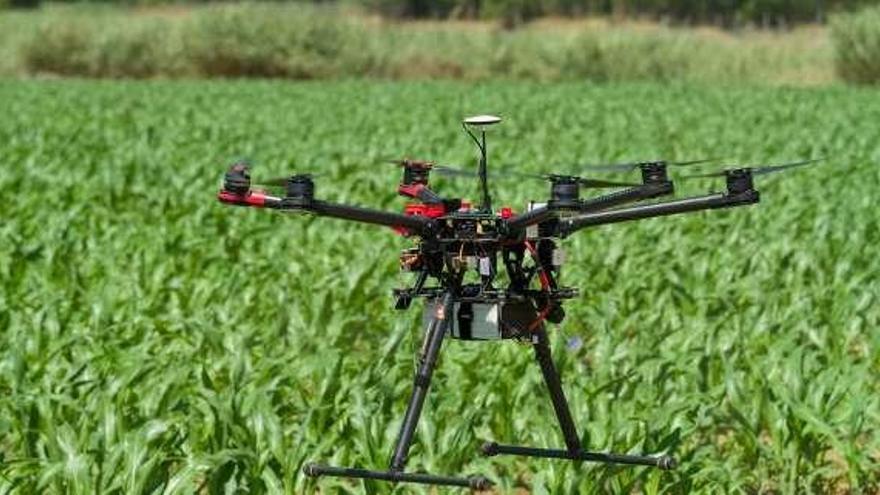 Modelo de dron que será utilizado en la limpieza de Bueu. // Faro