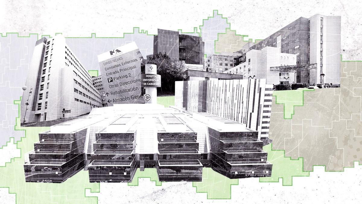 Las tres áreas de salud de Asturias tienen como cabeceras los hospitales San Agustín (Avilés), HUCA (Oviedo) y Cabueñes (Gijón).