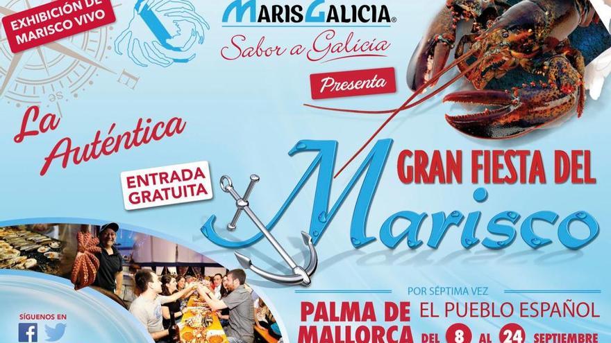Werbeplakat der MarisGalicia auf Mallorca