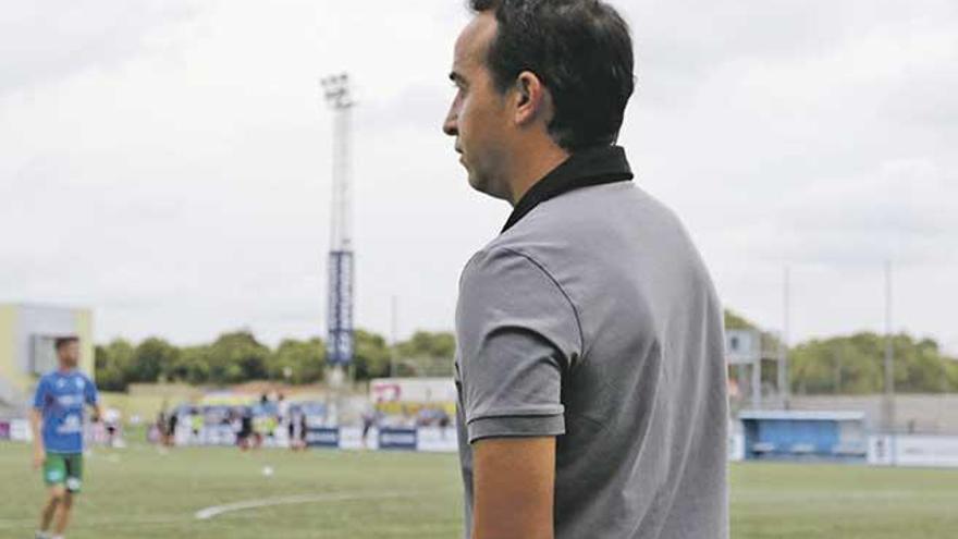 Armando de la Morena, en un partido de esta temporada