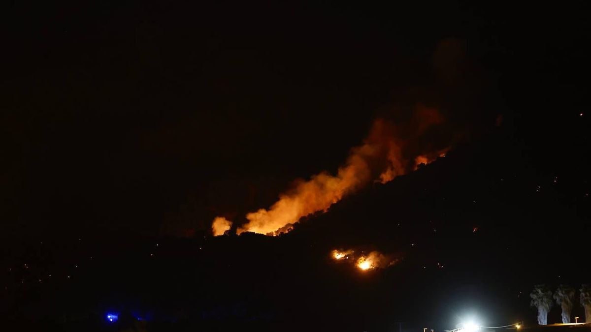Incendio forestal en Córdoba.