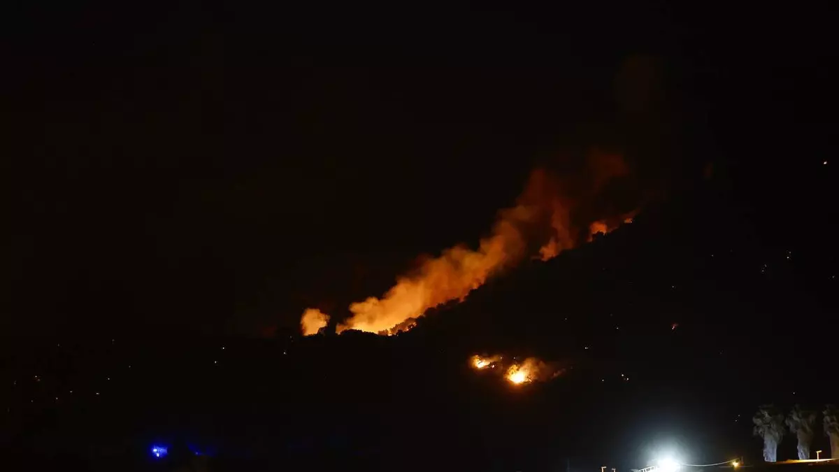 Incendio forestal en Córdoba
