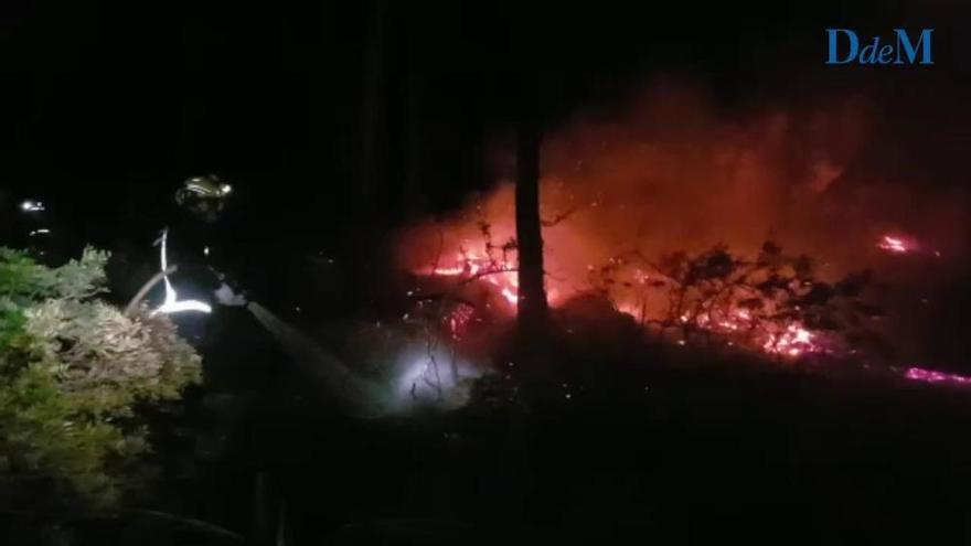 Incendio en Cala Estellencs