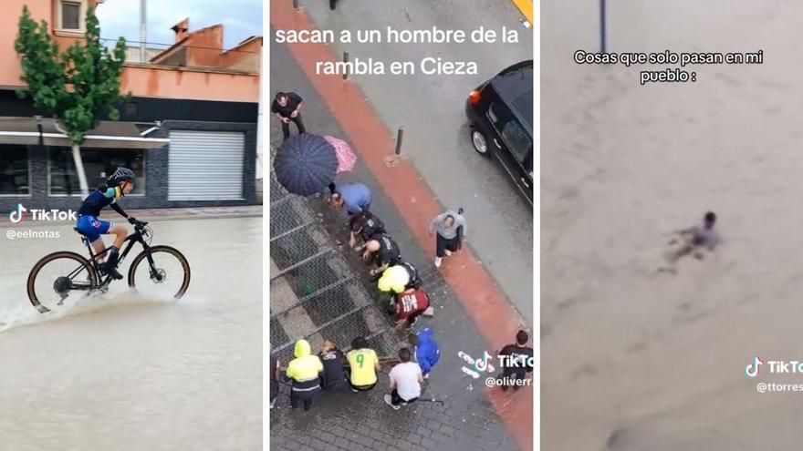 Murcia se &#039;inunda&#039; de vídeos por las lluvias torrenciales: estos son los más surrealistas