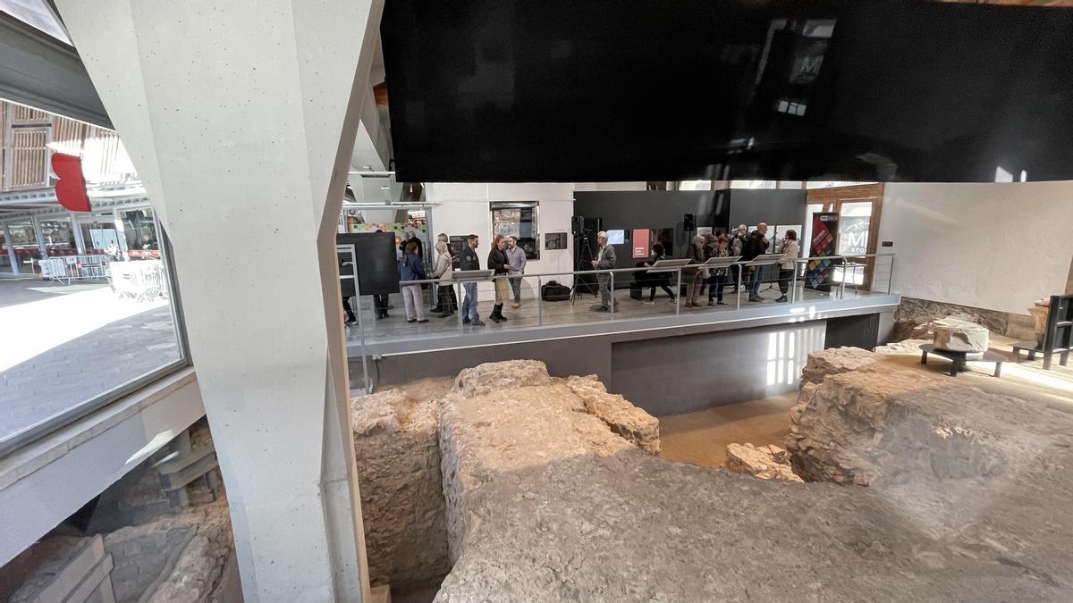 Inauguración de la reforma del espacio museizádo del Mercat de Santa Caterina del MUHBA, con restos del antiguo convento