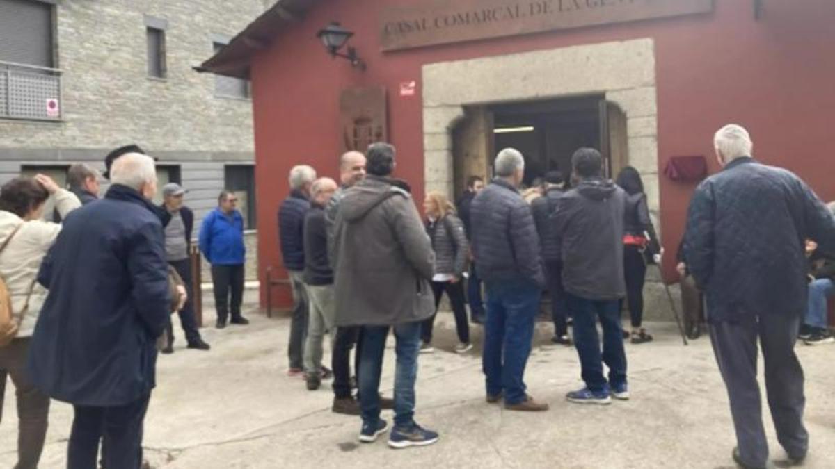 Usuaris del Casal d'Avis comarcal de Cerdanya