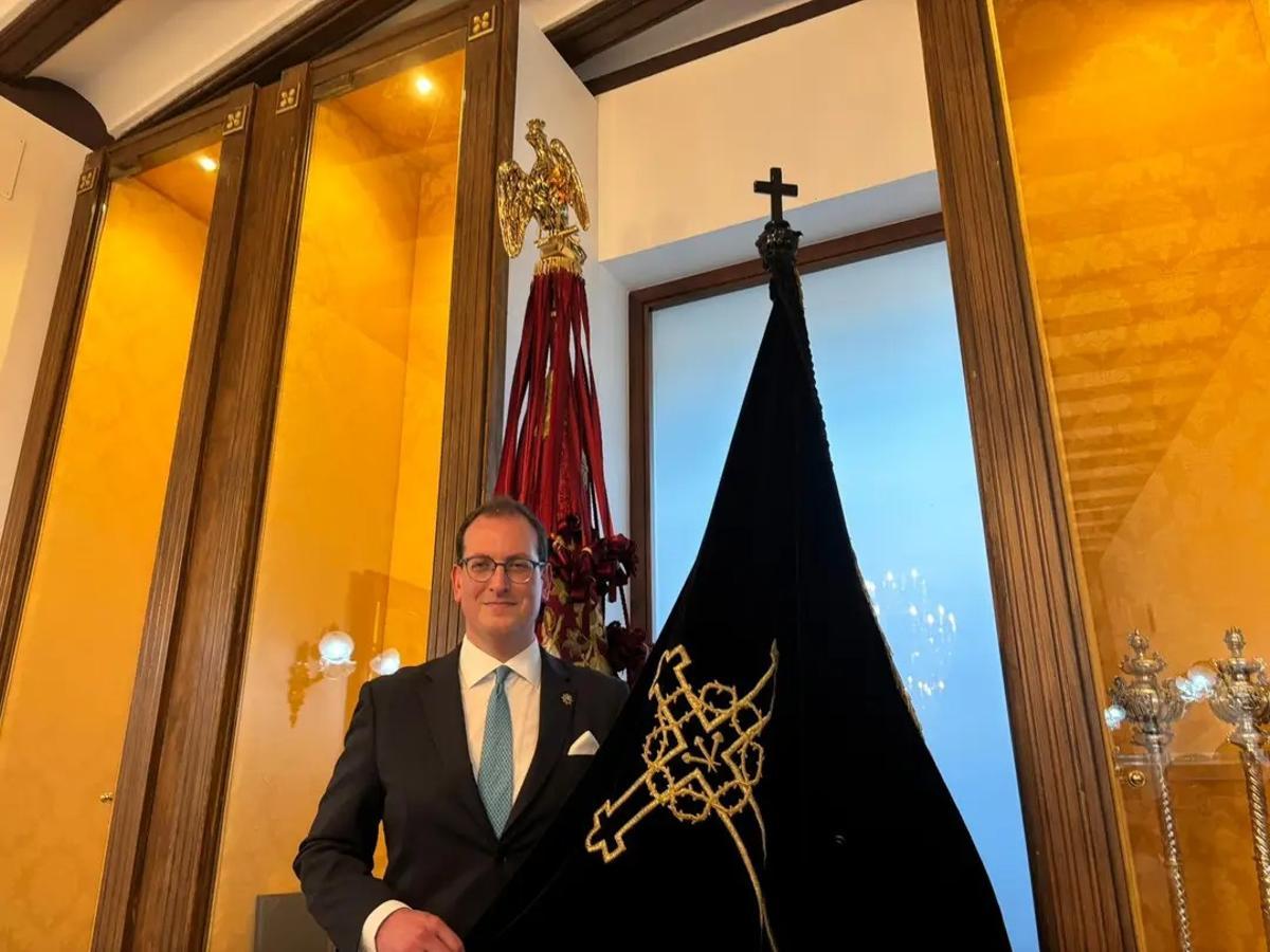 Luis Miguel García Lozano, en la sala Oriol del Ayuntamiento, este lunes