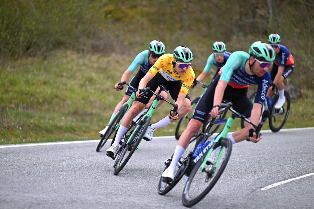 Seixas con los compañeros de equipo.