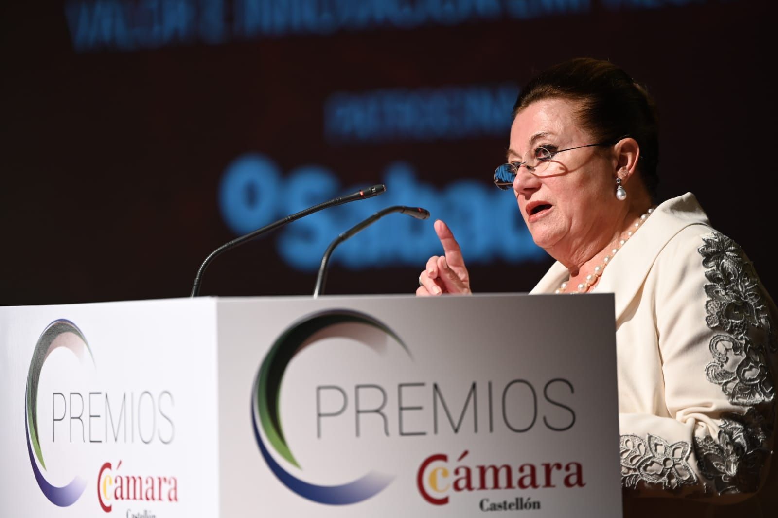 Entrega de premios en el acto de la Cámara de Comercio de Castellón