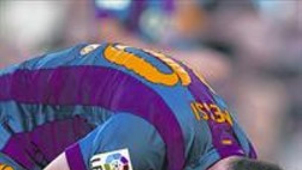 Enchufado 8 Messi se interesa por Nyom tras chocar de cabeza.