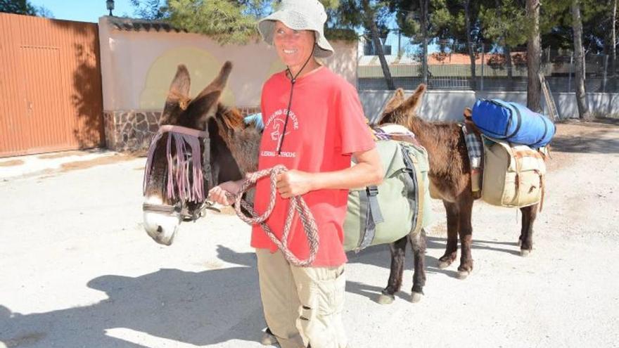 Bárbara, a su paso por la localidad ciezana de Ascoy.