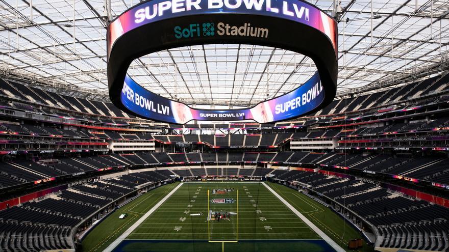 El estadio de la Super Bowl.