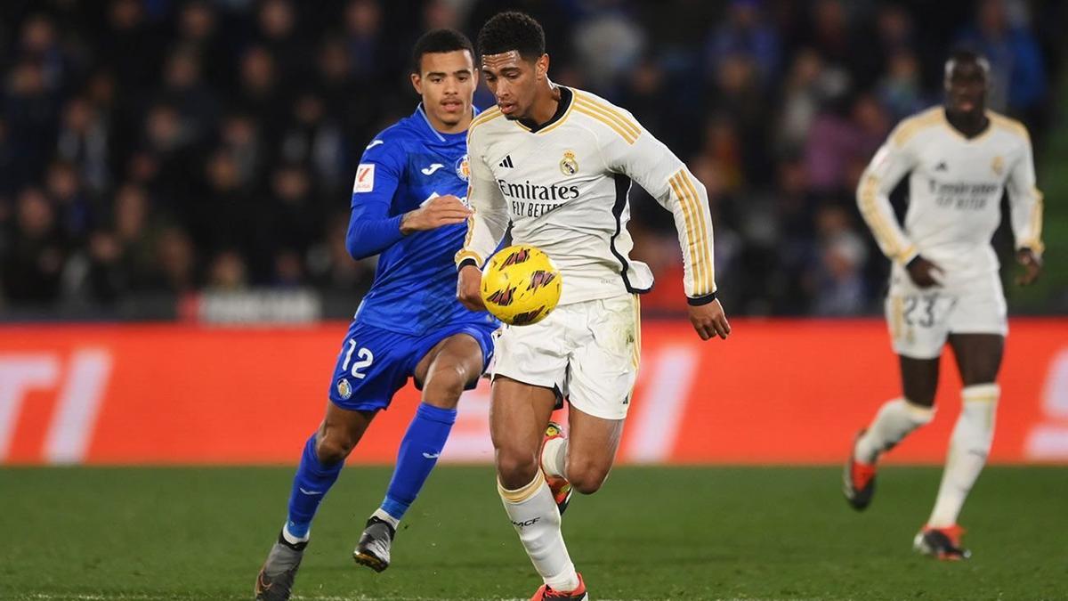 Un lance del Getafe-Real Madrid