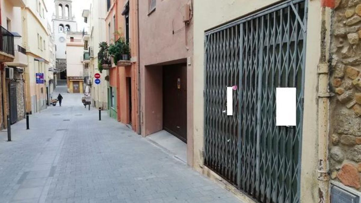 Un local buit a Palamós, en una imatge d'arxiu.
