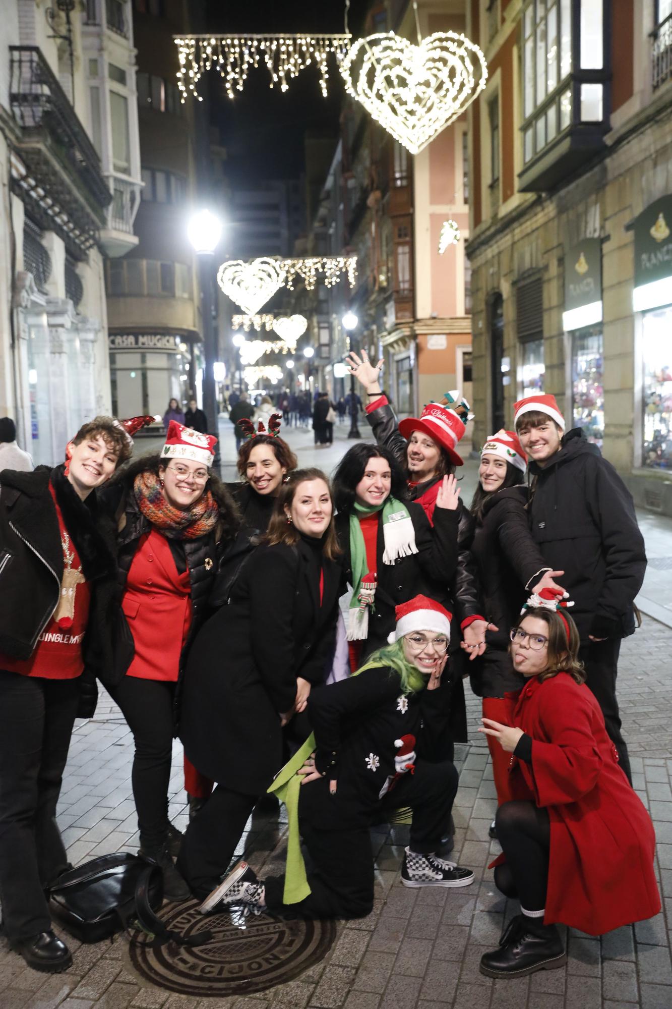 Luces de Navidad en Gijón