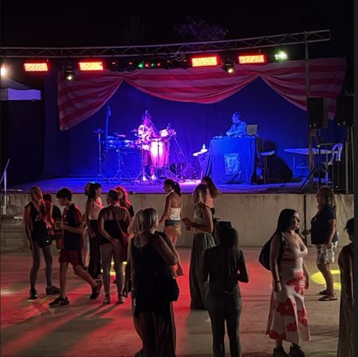 Un concert nocturn de la Festa Major