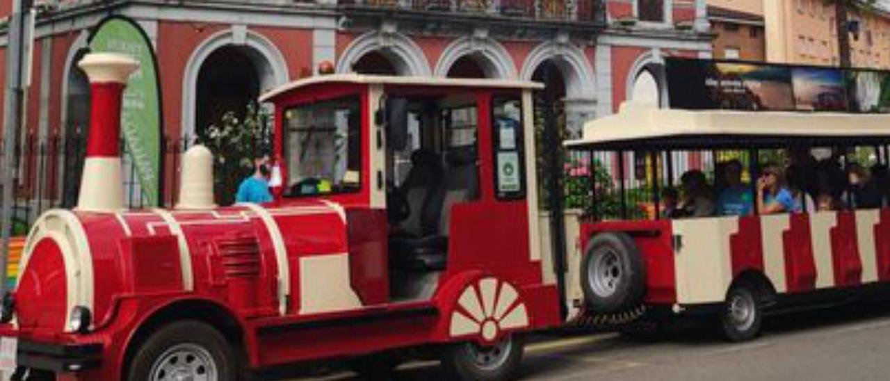 El tren, en Cabañaquinta. | A. V.