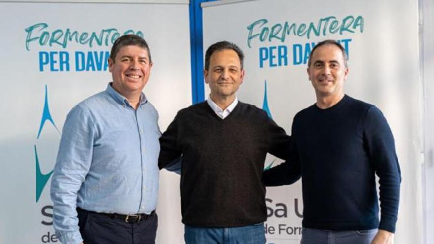 Javier Serra, Llorenç Córdoba y José Manuel Alcaraz