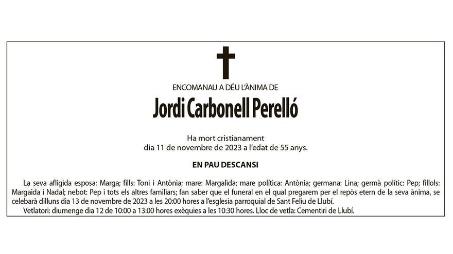 Jordi Carbonell Perelló