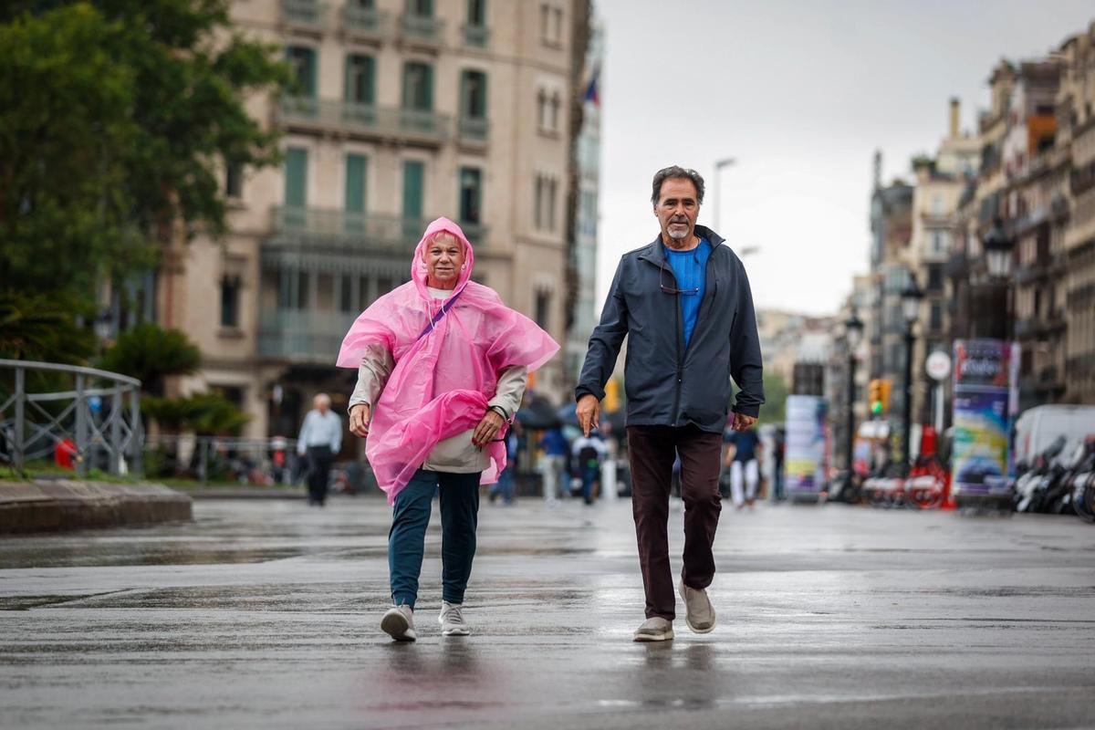 Lluvia en Barcelona