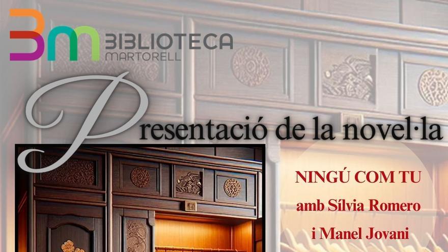 Presentació de la novel·la Ningú com tu de Sílvia Romero i Manel Jovani