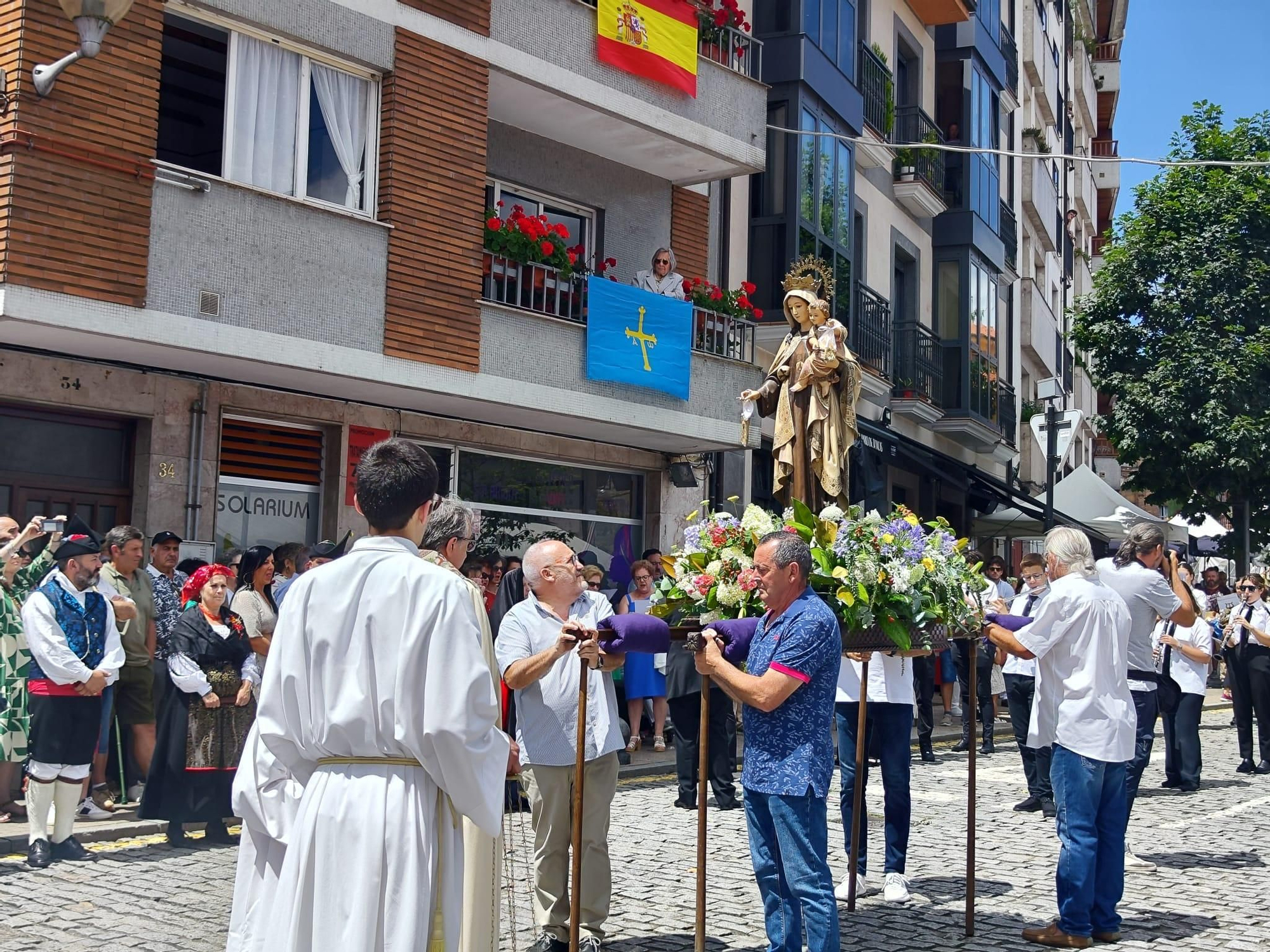 La procesión de El Carmen, en imágenes