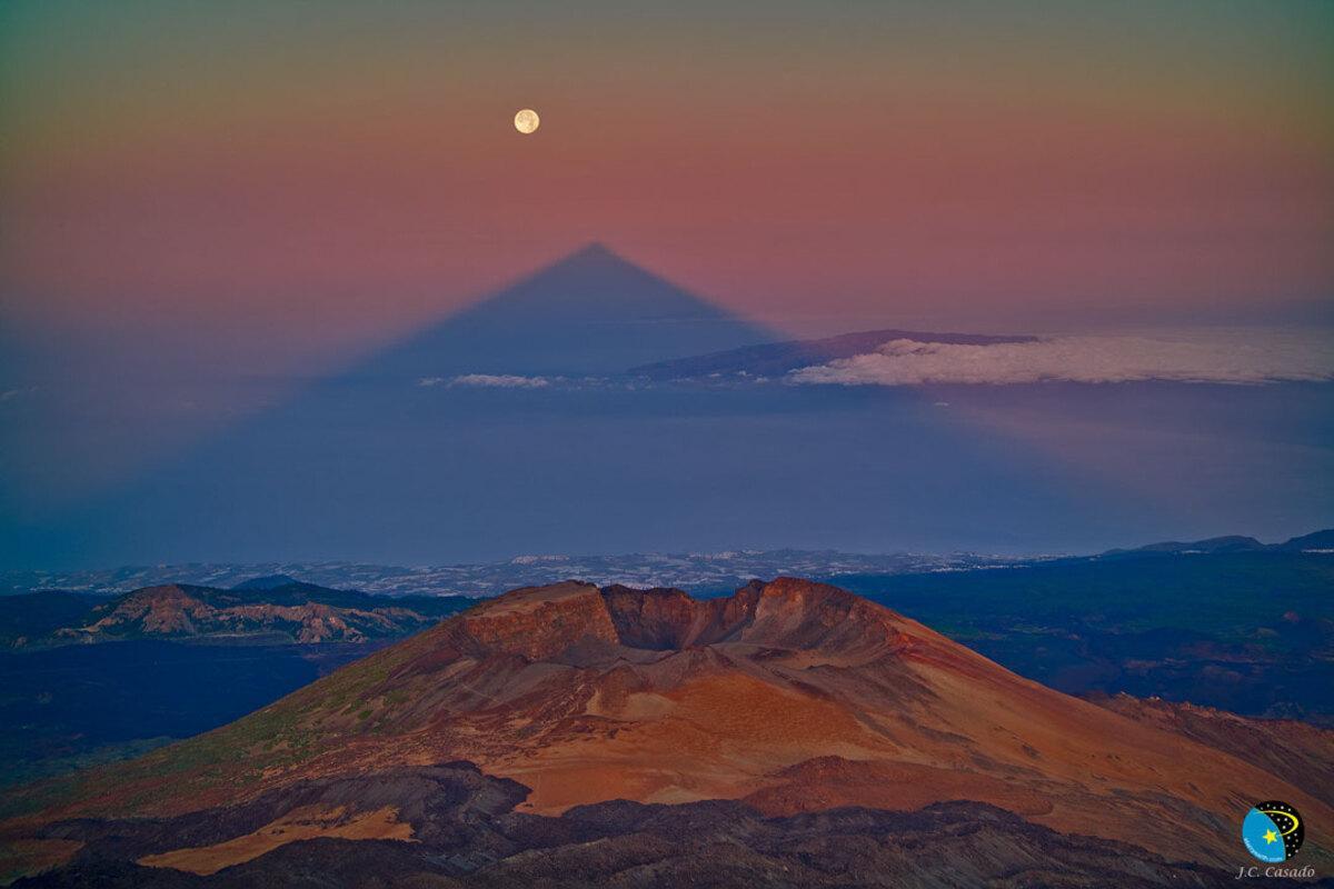 La sombra del Teide.