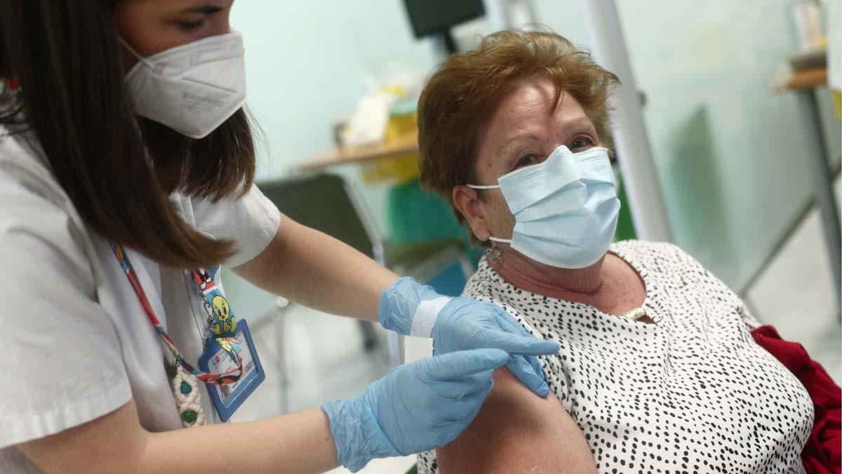 Vacunación contra el covid en Madrid