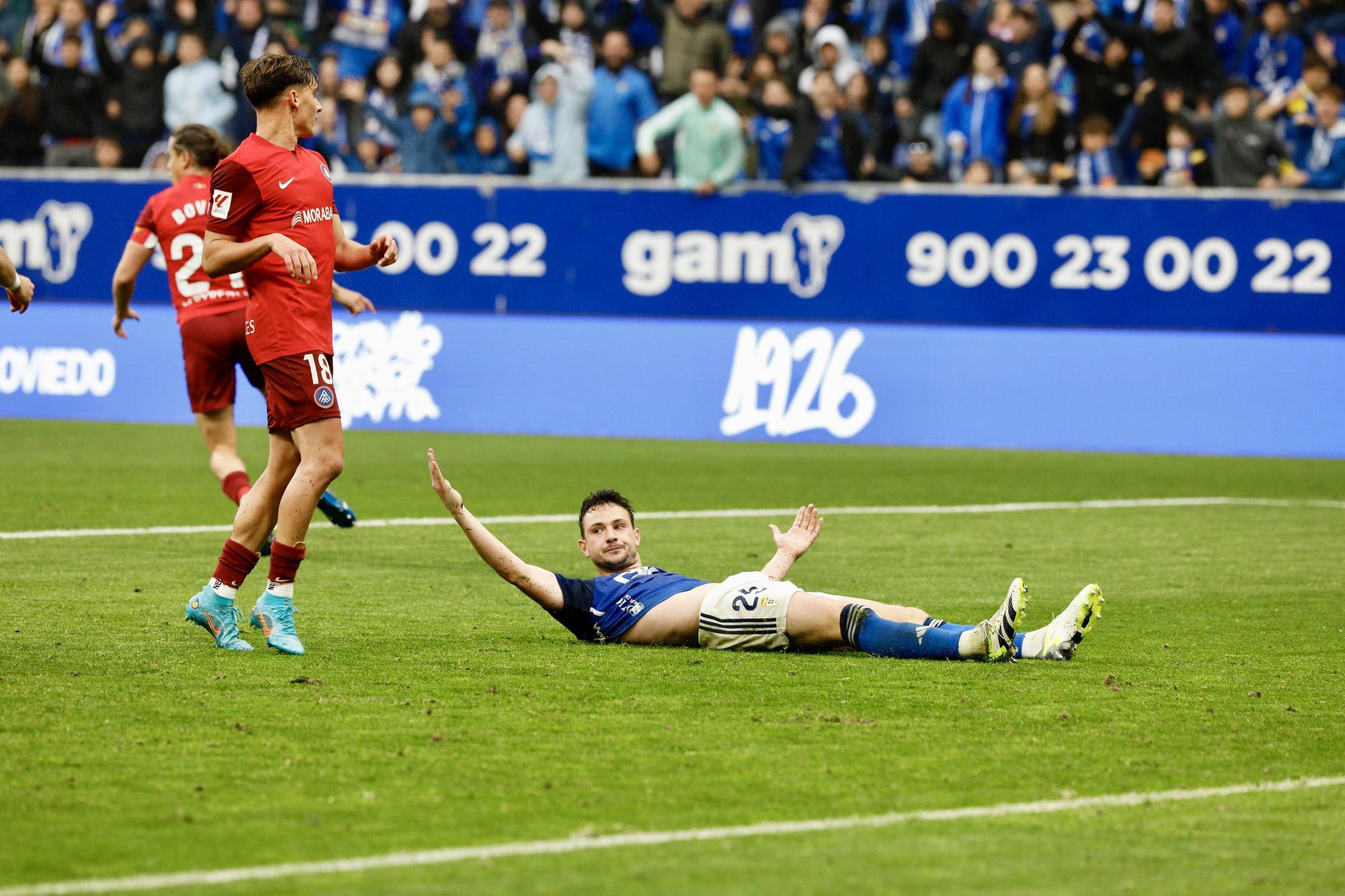 Así fue el partido entre el Oviedo y el Andorra