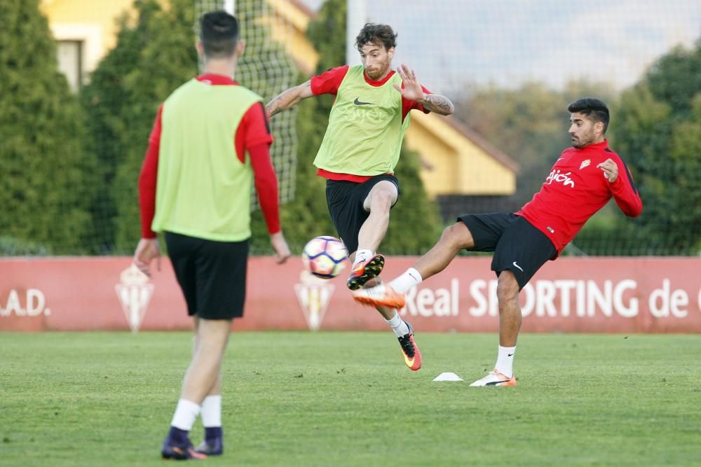 Entrenamiento del Sporting de Gijón