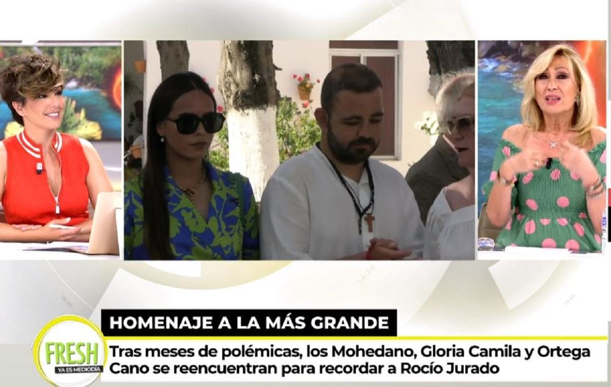 Rosa Benito y Sonsóles Ónega en Telecinco.