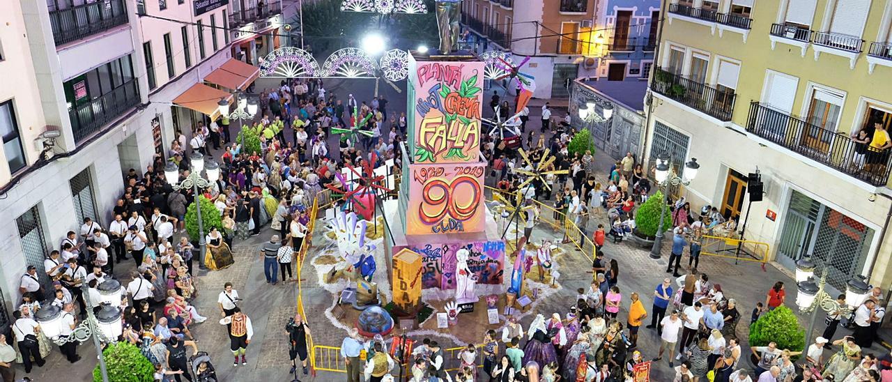 Las últimas fiestas de Fallas de Elda se celebraron en septiembre de 2019 y las próximas están previstas para septiembre de 2022. | ÁXEL ÁLVAREZ