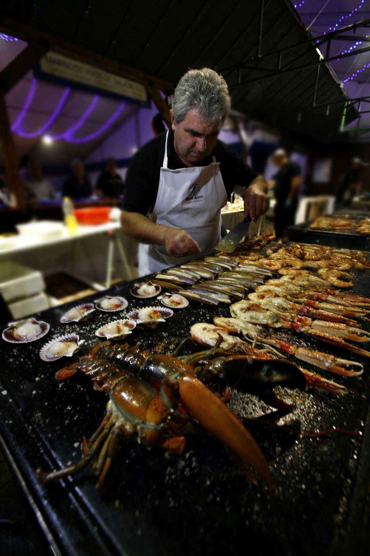 Los productos son frescos y trasportados directamente de las costas gallegas.