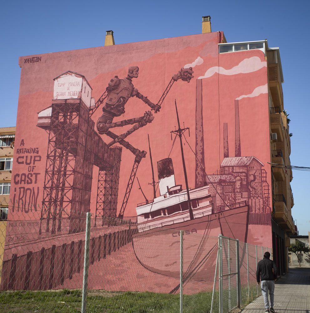 Un mural del Port de Sagunt entre los 100 mejores del mundo.