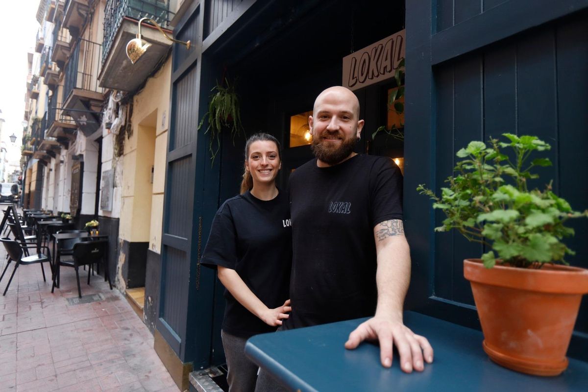 Patri e Ignacio, propietarios de Lokal.