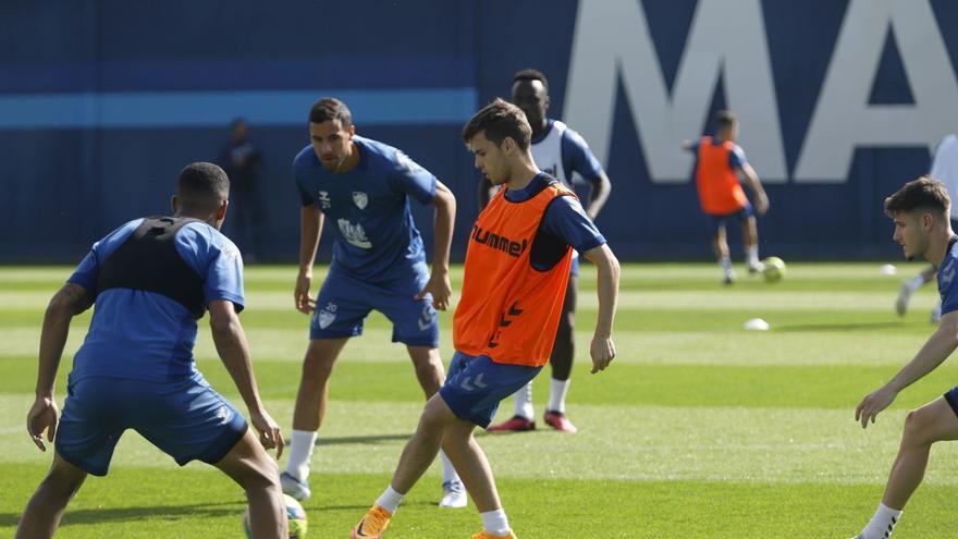 Aleix Febas, en una sesión
de entrenamiento esta
 semana.  Álex Zea