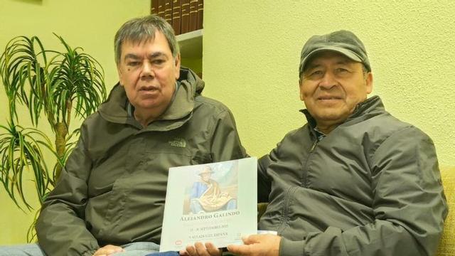 Por la izquierda, Alberto Jambria y Alejandro Galindo en La Opinión de Zamora. | I. G.