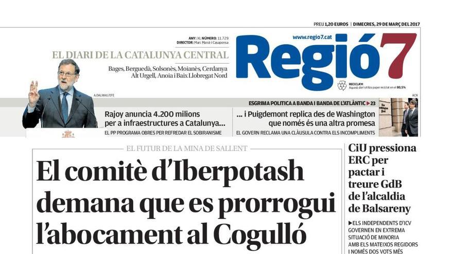 Què diuen els titulars en paper d&#039;aquest dimecres?