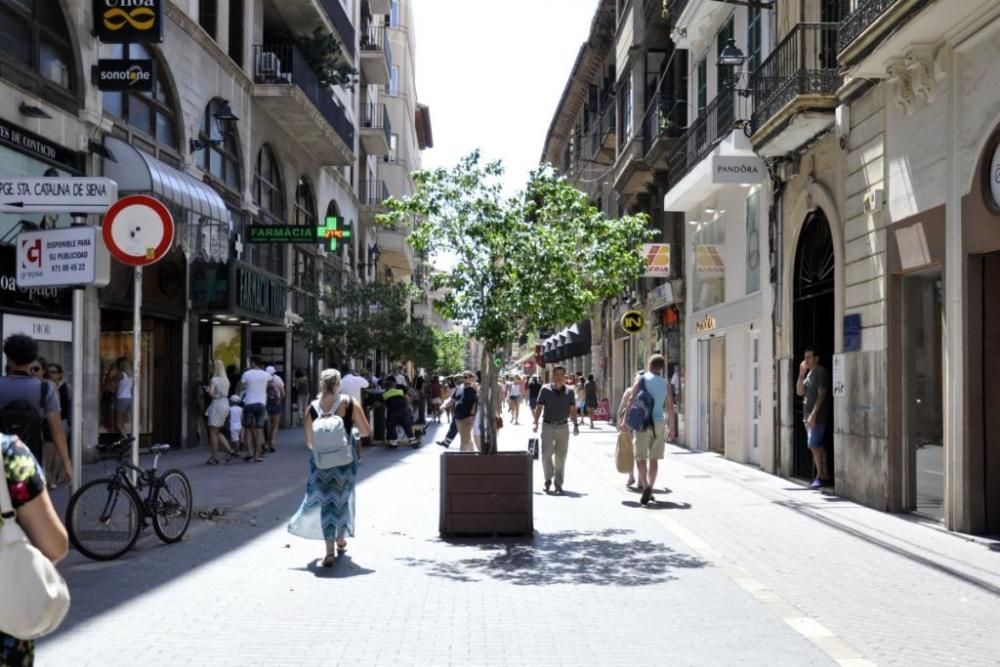 Am Freitag wurden in Palma de Mallorca zusätzliche Anti-Terror-Barrieren installiert.