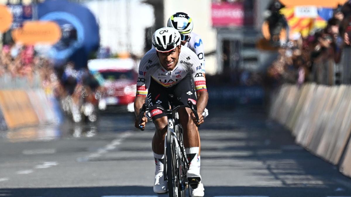 El ciclista Jhonatan Narvaez.