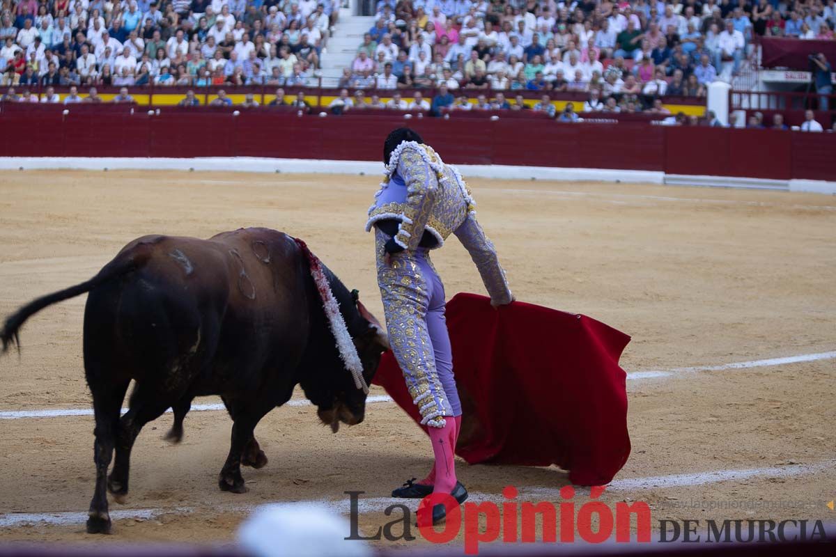 Segunda corrida de la Feria Taurina de Murcia (Castella, Manzanares y Talavante)