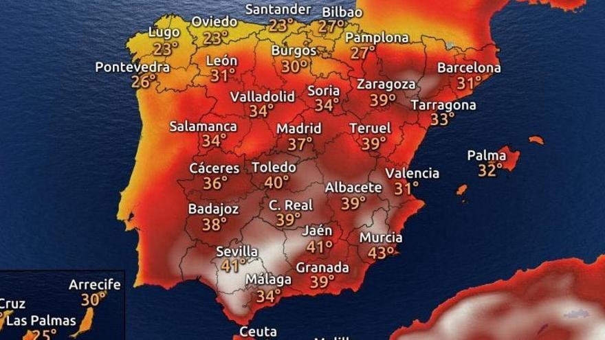 Telepizza bromea sobre el calor previsto en Murcia para el sábado