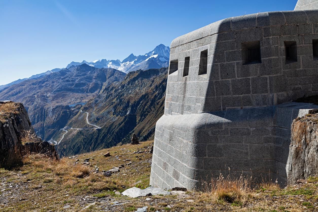 Refugio de guerra en Suiza